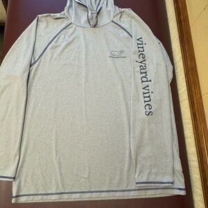Vineyard Vines Performance  Gray Long Sleeve hoodie